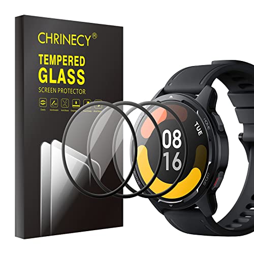 3 Piezas Protector de Pantalla para Xiaomi Watch S1 Active,HD Transparente TPU Suave láminas Protectora,Anti-Arañazos,Alta Definición,Transparente [Cobertura máxima] Cover