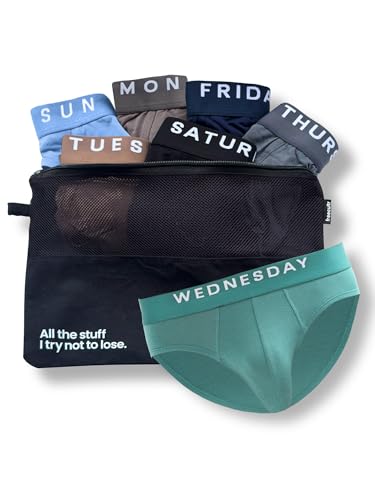 Image of Freecultr Air Micro Modal Men's Brief | Pack of 7 (Monday to Sunday Combo) | Soft, Stretchable, Anti-Odour Fabric | Unique Colors | Comfortable Waistband