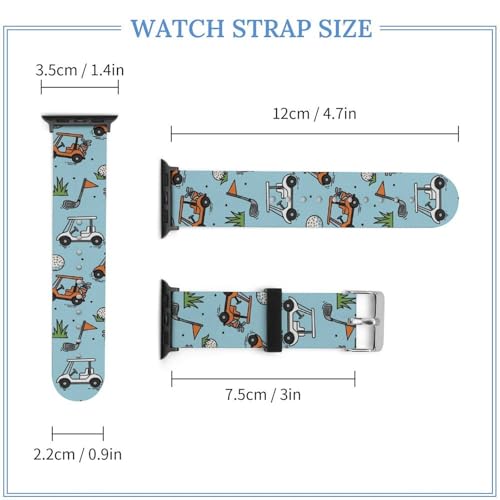 Golf Ball Print Silicone Sport Band