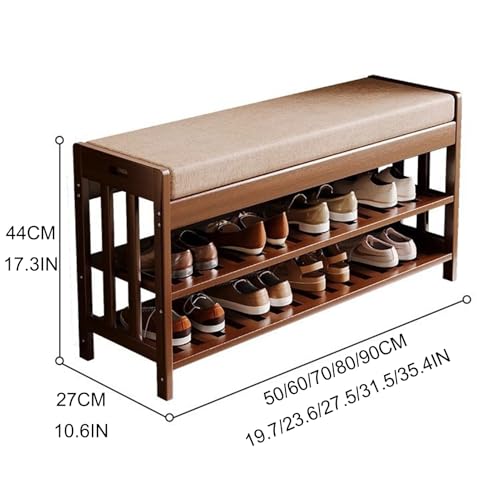Banc à chaussures d'entrée pour organiser les petits espaces encombrés - 7