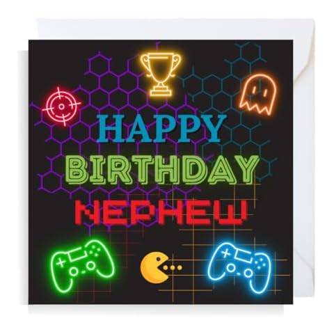 Nephew Gaming Birthday Card by Second Ave Cover