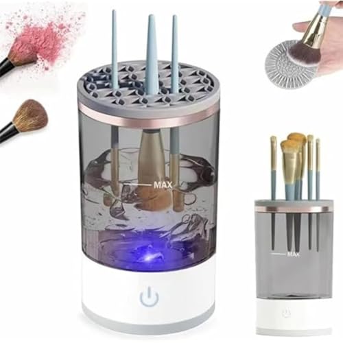 Lavador Secador de Pinceis Maquiagem Automático USB Todos Tipos de Pincéis Limpeza Rápida e Eficient