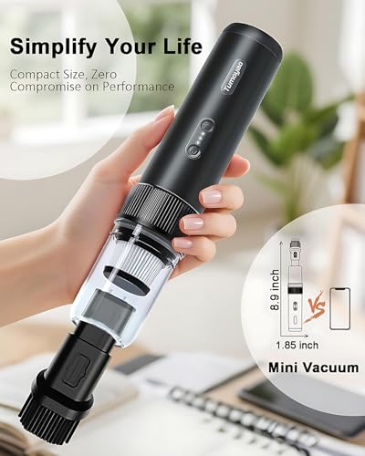 Tumoyao Car Vacuum Portable Cordless, 21000PA Handheld High Power Suction & Blower, Small Cordless Handheld Vacuum Cleaner for Car, Home, Office — view 5