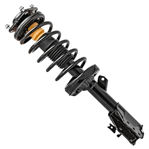 Image of Detroit Axle - Front Struts with Coil Spring + Sway Bars End Link Replacement for 2001 2002 2003 2004 2005 2006 Mazda MPV - 4pc Set