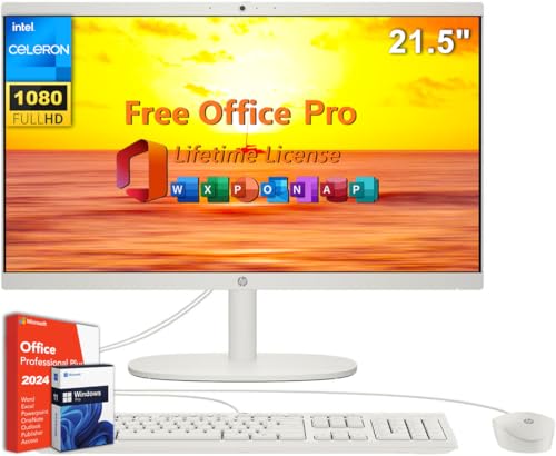 HP I[CfXNgbvRs[^[A21.5C`FHDfBXvCAIntel Celeron J4025vZbT[A8GB RAMA512GB SSDAMicrosoft 2024 OfficeUCZX&Windows 11 Pro