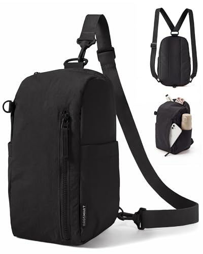 Image of BAGSMART Small Crossbody Bags for Women, Puffer Sling Bag Fanny Packs, Purses Hobo Handbag for Daily Travel Hiking