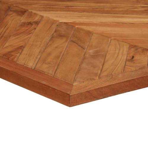 Table à manger rectangulaire avec structure en fer stable moderne - 8