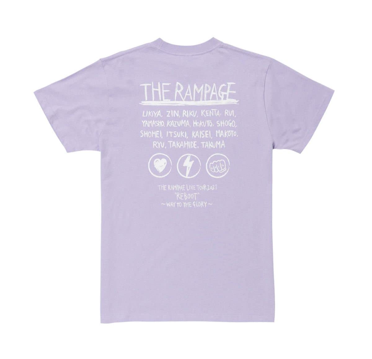 Amazon.co.jp: THE RAMPAGE LIVE TOUR 2021 “REBOOT” ロゴTシャツ L