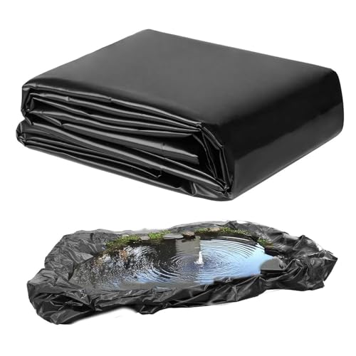 Revestimiento reforzado para estanque, 5 x 8 m, para piscinas al aire libre, fuentes, arroyos flexibles (2 x 4 m, 3 x 7 m, 6 x 9 m, 7 x 8 m, 10 x 12 m)