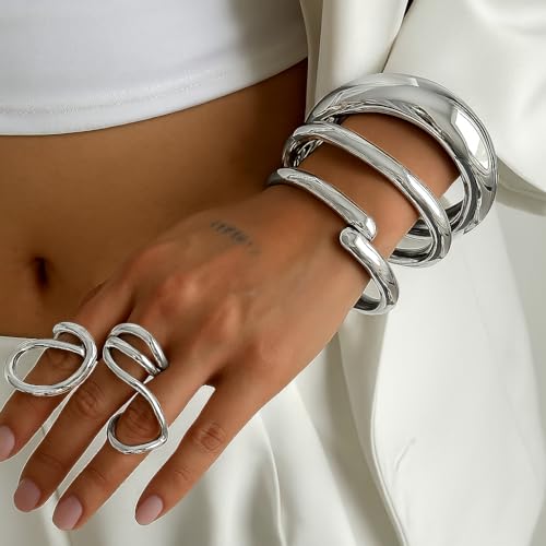 Save $3 on PEALICIOUS 2Pcs Chunky Bracelet Set for Women - Image 3