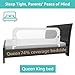 NUTIKAS Baby Bed Rail Guard for Toddlers - 58.7