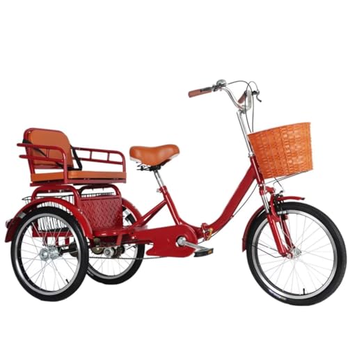 Triciclo plegable 20 pulgadas con asiento trasero miniatura 1