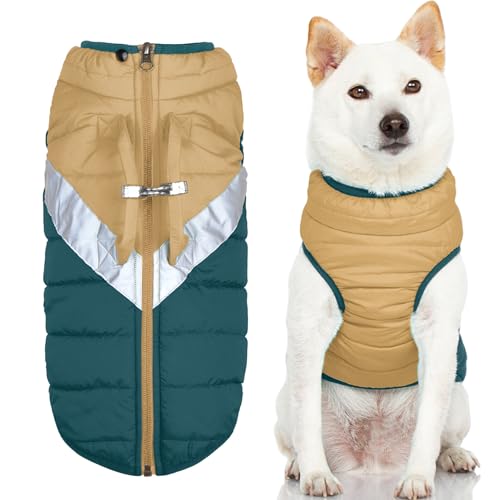 Image of Gooby Mountaineer Dog Jacket, Sand, X-Large