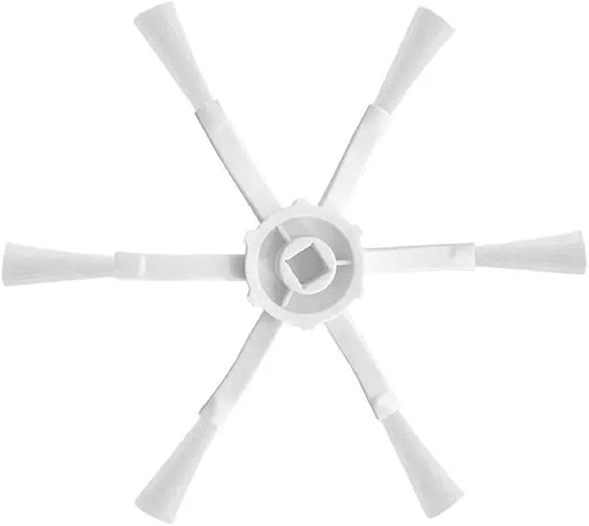 Beyaz Dreame Vacuum Mop D9 D9 Max Dreame Bot L10 Dreame L10 Pro 2 Adet 6 Kollu Yan Fırça,1 Adet Ana Fırça,2 Adet Hepa Filtre Yedek Parça Seti Dreame Vacuum Mop D9/D9Max L10/L10 Pro ile uyumlu