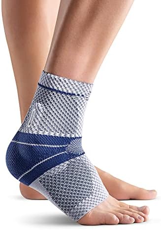 Bauerfeind - MalleoTrain - Ankle Support Brace - Helps Stabilize the Ankle Muscles and Joints For Injury Healing and Pain Relief - Left Foot - Size 2 - Color Titan