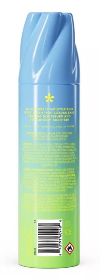 DAISE Foaming Body Wash, Coconut Scent, 8.8 Oz, Single Pack - Image 3