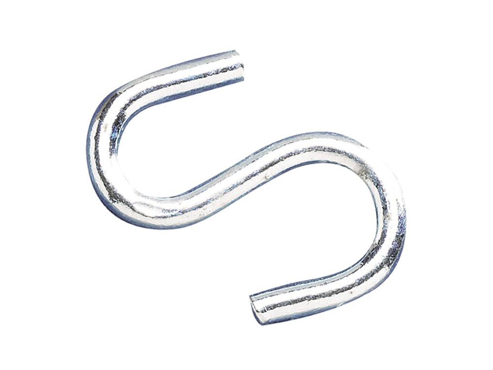 Faithfull Faichsh5010 S Hooks 5Mm Zinc Plated (Pack Of 10)