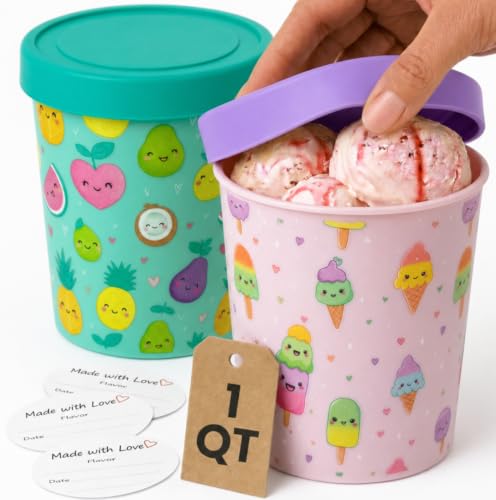 Homemade Ice Cream Containers