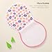 sleepyturtle Pack of 5,Baby Burp Cloths,Soft and Absorbent,Unisex,Easy to Use