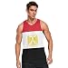 LORDWEY Egypt Flag - Canotta da allenamento ad asciugatura rapida, con tasca, Multi, S