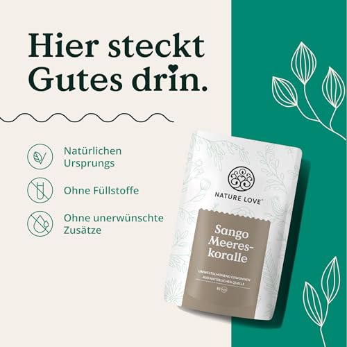 Calcium Nature Love Sango Meereskoralle 250g Pulver