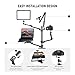 NEEWER Overhead Camera Stand Desk Mount Rig with 4 Boom Arms for Photography Video Light Ring Light Phone Mount Webcam Mic Compact DSLR for Live Streaming Broadcast Online Teaching Meeting, DS007
