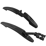 Einfache Montage! Die Kotflügel lassen sich bei Bedarf sekundenschnell an das Fahrrad montieren und auch wieder abnehmen.