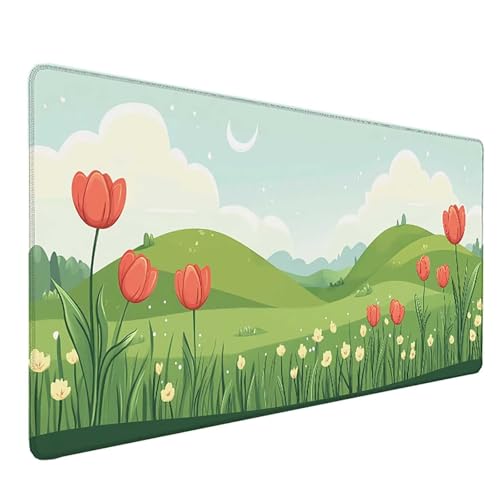 Tapis de souris montagne XXL une idée cadeau femme originale pour PC et bureau