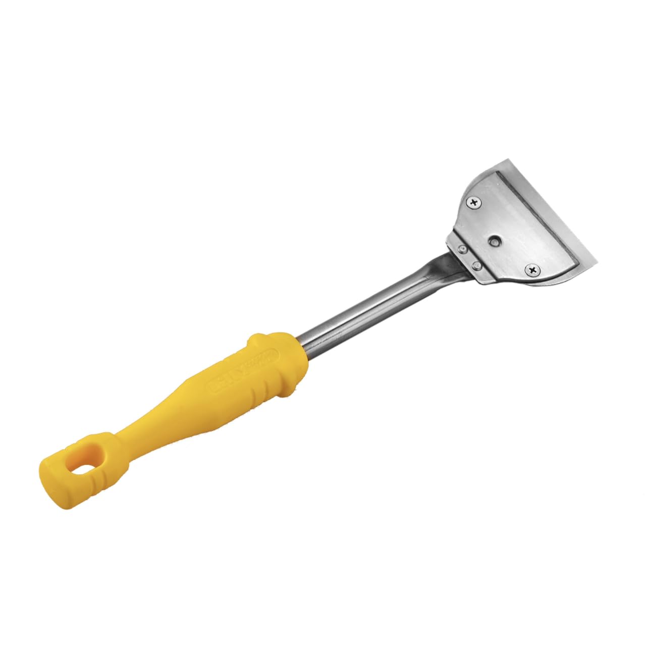 Raschietto inox cm. 9, h. 35 cm. speciale per griglie e piastre