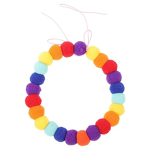 POPETPOP Collar de Mascotas Dog Collar coleiras para cães Cat Collar Gato Esmoquin criar Etiqueta Cachorros Collares Aseo pompón Corbata de Mascota Collar Ajustable para Perro poliéster