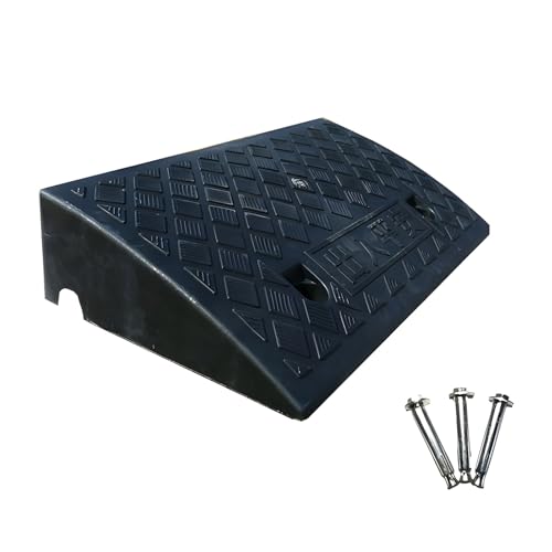 Rampa umbral de plástico portátil, carga 2 ton, 50x27x13.5 cm miniatura 1