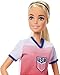 Barbie Careers USSF Soccer Fashion Doll Dressed in Removable Sport-Themed Outfit & Shoes with Accessories​