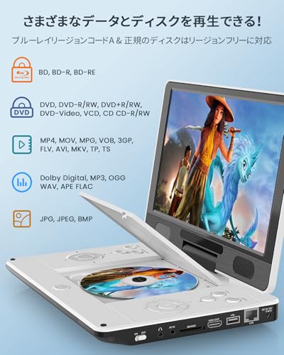 Amazon.co.jp: FANGOR: ポータブルブルーレイ/DVDプレーヤー