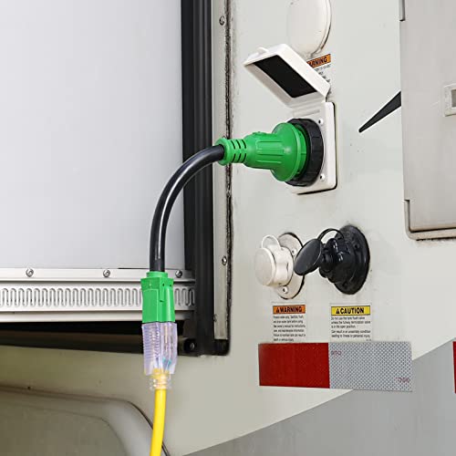 RVGUARD 30 Amp to 110 Volt RV Adapter Cord with Locking Connector - Image 3