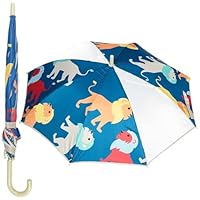 A2Z 4 Kids Stick Umbrella Walking Umbrellas for Rain Waterproof Windproof Animal Brolly - Umbrella Lions