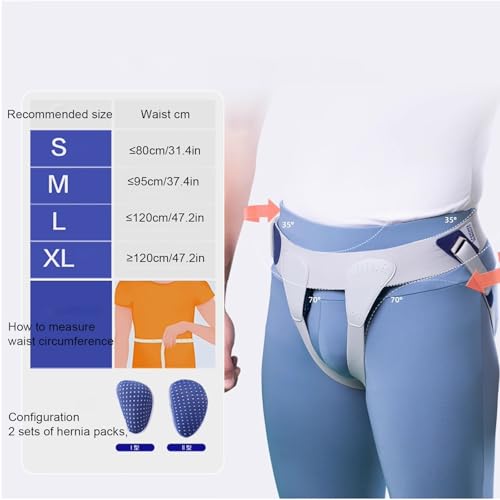 Faja Abdominal para Hernia Hombre, Talla Grande miniatura 2