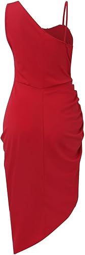 Miniatura 5 de BAXLIMEK Vestidos de cóctel para mujer, vestido de verano 2023, elegante, sexy, ajustado, para invitadas de boda, vestido de fiesta con dobladillo