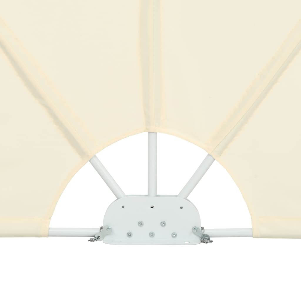 vidaXL Tenda Laterale Terrazza Pieghevole Crema 300x200 cm Parasole da Balcone