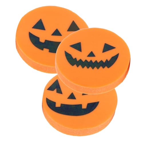 Homoyoyo 36pcs Pumpkin Shaped Novelty Erasers for Fun Stationery Supplies for School Easy to Use and for Students and Creative Projects