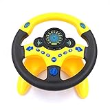 porsche lenkrad baby ☀ DAS BESTE GESCHENK ☀ Lassen Sie Ihr Baby mehr Spaß an der Nachahmung haben. Sorgen Sie für Kinder, die auf den Vordersitzen sitzen, und lassen Sie das Baby die Bewegungen des Fahrers imitieren. An der Unterseite befindet sich ein Saugnapf, der leicht aufgenommen und gedreht werden kann.