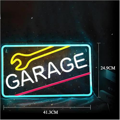 Néon décoratif Garage pour sublimer une chambre de course auto