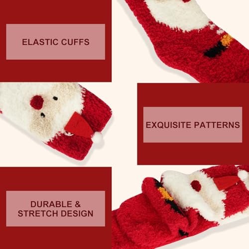Image of Embrace the Warmth of the Moment,Exclusive Fuzzy Socks and Cozy Socks for Women are the Ferfect Choice,Cozy Socks Allow You to Remain Stylish Even in the Chill of Winter