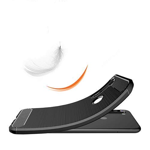 Image of Inktree Back Cover Case for Samsung Galaxy A04 / Samsung Galaxy A04 Cases & Covers (Carbon Fibre Rugged Armour Black Colour)