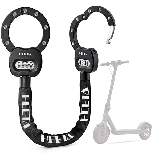 HEETA Electric Scooter Lock Anti Theft, 4 Digit Combination Bike