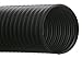 Hi-Tech Duravent RFH Series Thermoplastic Rubber Duct Hose, Black, 2-1/4" ID, 25
