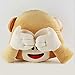 AGOOLZX Monkey Almohada Emoji Mono Lindo Cojín Almohadilla de la Felpa Creativa de los Monos de Juguete de Felpa Asiento del sofá del Asiento de Coche Niño Muñeca de la Almohadilla Suave