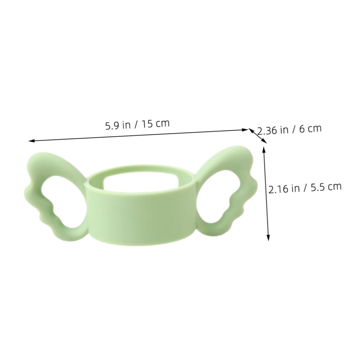 4pcs Silicone Handles Grip for Toddlers 6cm Wide Compatible Infant and Bottles Easy to Hold and Use