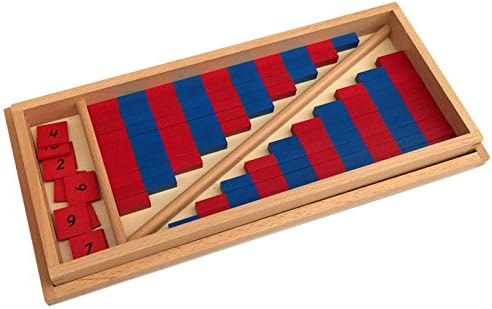 Elite Montessori Varillas numéricas pequeñas con azulejos numéricos