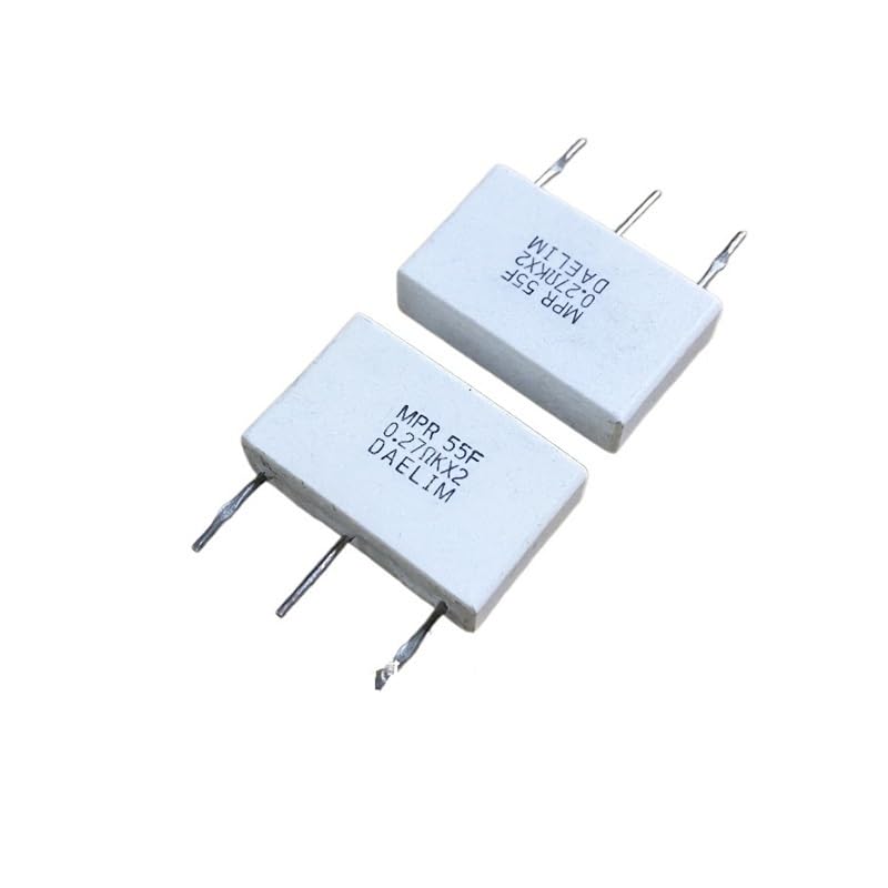 10 sztuk/MPR55F 5W 0,27R 0,27 Rkx2 10% niewrażliwy statyw ceramiczny rezystor cementowy BIANMTSW