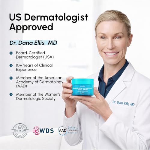 Image of MAREE Glycolic Acid Pads & 2% Salicylic Acid - Toner Pads for Face with 20% Glycolic Acid Solution - Face Exfoliating Pads, Acne Clearing Face Pads - Skin Pore Resurfacing & Radiance Device - 50 Count